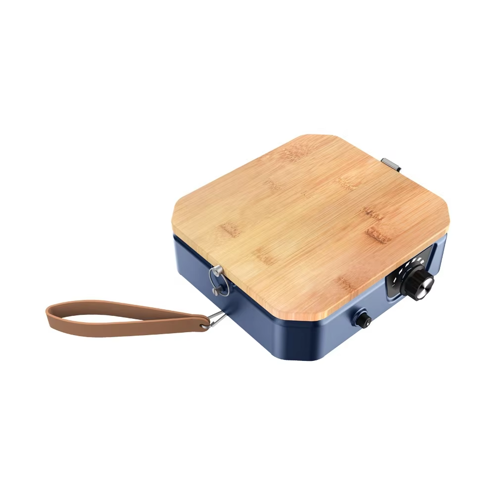 Single Burner Camping Pizza Oven Gas Stove Outdoor Kitchen BBQ Grill