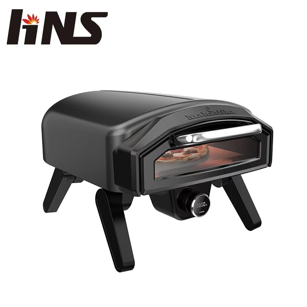 Portable 14 Inch Electronic Pizza Oven 1800W for home restaurant appliance small baking oven