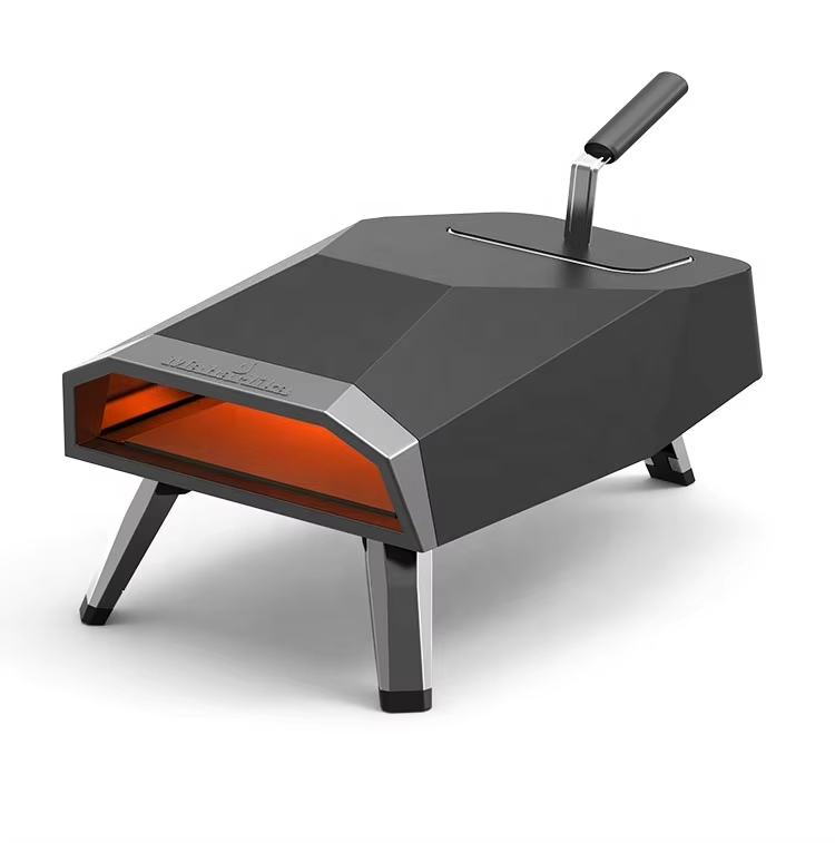 Pizza oven 2022 New Portable Outdoor 12 Inch Gas and Pellet Pizza Oven With Pizza Stone And Tools For Indoor And Outdoor Kitchen