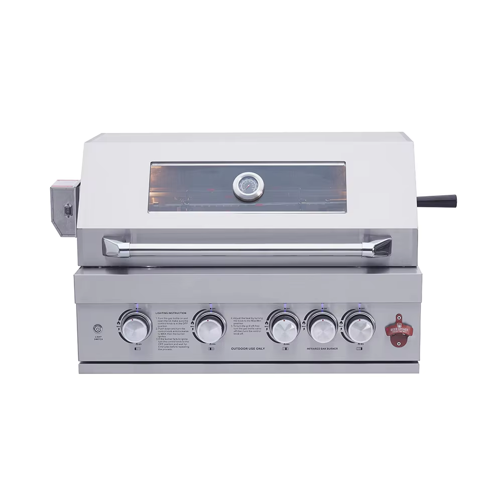 Custom Made Gas Bbq Grill Outdoor Stainless Steel Gas Grill Bbq For Garden